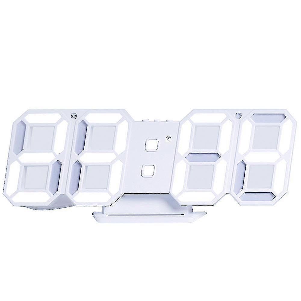 JOYHAPPST 3d Digital Alarm Clock, With 3 Auto Adjust Brightness Levels