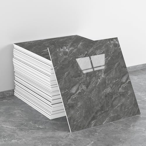 バスパネル 壁 30x30cm 貼るだけ 撥水 大理石調 PVC 壁紙シール 軽量 柔らかい 壁用タイル パネル 壁補修 防カビ 防汚 お風呂 浴室 キッチン 壁DIY おしゃれ 北欧風 リフォーム リメイクシート(C93・20枚)