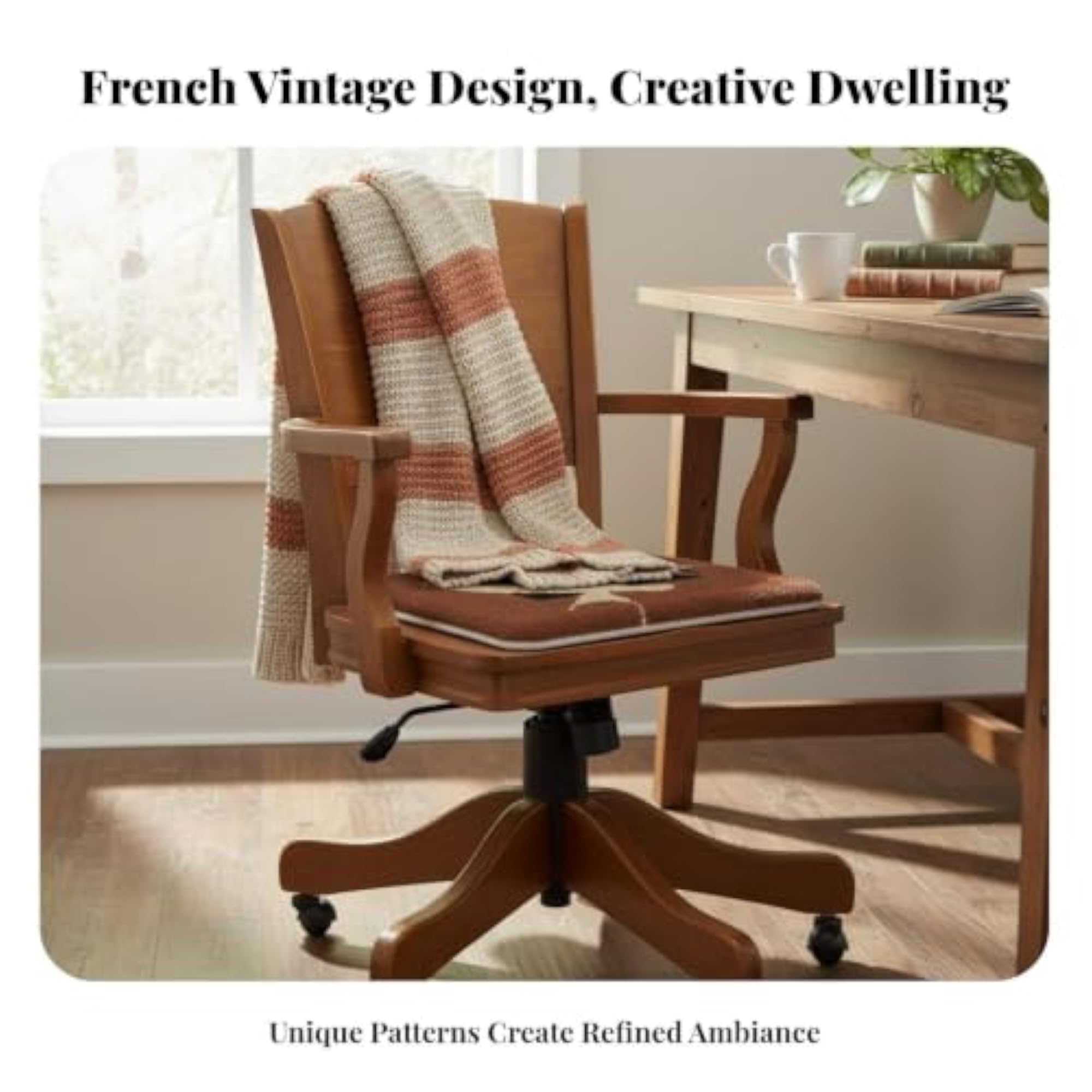 Wear-Resistant Soft Chair Cushion, Square Pad