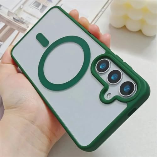 Samsung Galaxy S25 Edge S25 S24 S23 Fe S22 Plus Ultra�p �t���X�g�}�O�l�b�g�P�[�X ���C�����X�[�d��ی�J�o�[�t�� (Samsung S22Ultra�p/�_�[�N�O���[��)