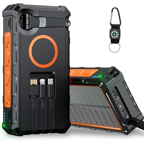 Fasouy 46800mAh Portable Solar Power Bank Cover