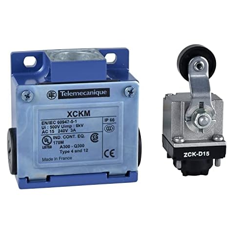 Telemecanique OsiSense XC Limit Switch with Roller Lever Cover