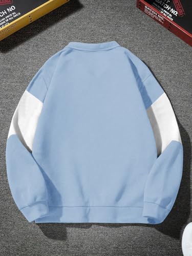 Image of Noble Monk Men's Baggy Fit Sweatshirt | Drop Shoulder Oversized Sweatshirt | Long Sleeve Zip with Collared Sweatshirts for Men's