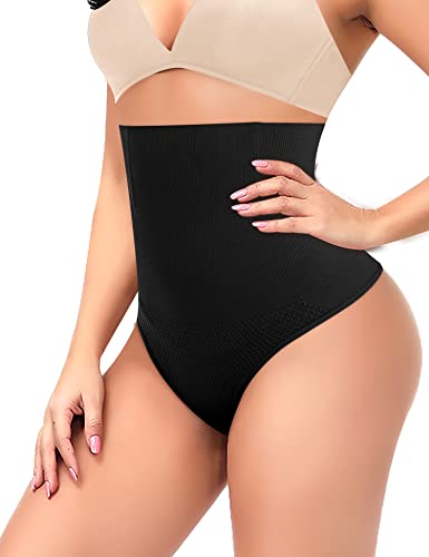 Image of Womens Thong Shapewear Mid to High Waisted Shaper Thong WN0017