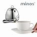 Minos Stainless Steel Sugar Bowl With Lid - 8.5 OZ - Condiment Server - Serving Coffee And Tea On Table