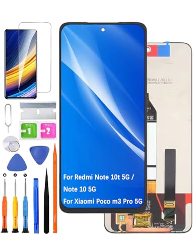 HLYGZX Pantalla original de repuesto para Xiaomi Redmi Note 10t 5G / Note 10 5G, pantalla LCD, para Xiaomi Poco m3 Pro 5G, pantalla LCD, pantalla táctil, digitalizador, kit de piezas de reparación