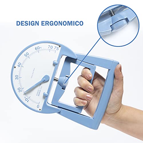 GIMA - Handkraftmesser zur Messung der Muskelkraft in den Händen, aus Kunststof, Kapazität 75 kg
