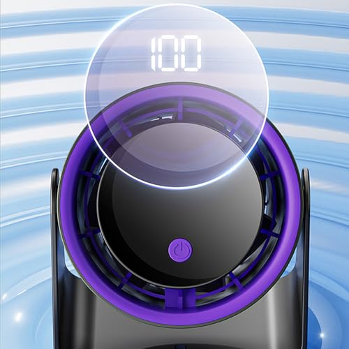Ventilateur de bureau portable USB recharge pour table et chevet - 6