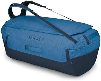Osprey Transporter 150L Travel Duffel Bag, Blue Flame/Nocturnal B...