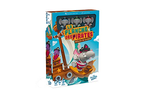 The Flying Games La Planches des Pirates Blackrock Games - Jeu de société Enfants - 5 Ans et + - Jeu de Stop ou Encore