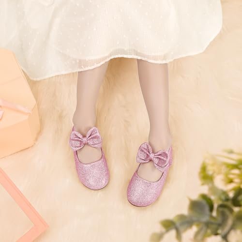 Image of PANDANINJIA Toddler Dress Shoes Flower Girls Ballet Flats