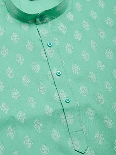 Image of Jompers Men's Cotton Floral Printed Kurtas