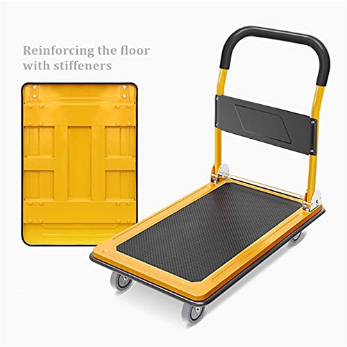 Carretilla plegable plataforma 220 lb con ruedas universales miniatura 4