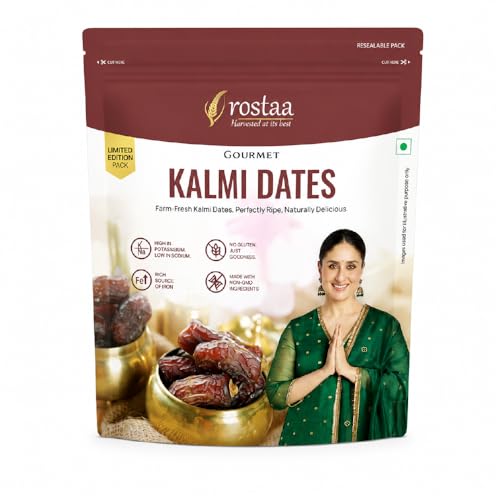 Image of Rostaa Gourmet Kalmi Dates 680 gms | Best in Quality Khajoor, Khajur | Boosts Immunity & Energy | Supports Hormone Balance | Rich in Fiber & Antioxidants | Premium 100% Natural Snack