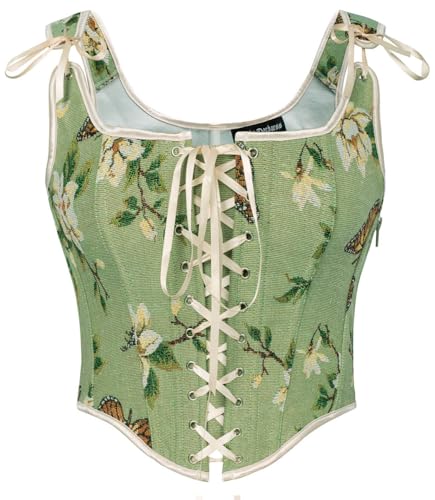 Image of Scarlet Darkness Women Renaissance Corset Pirate Bustier Top Bodice Bodyshaper