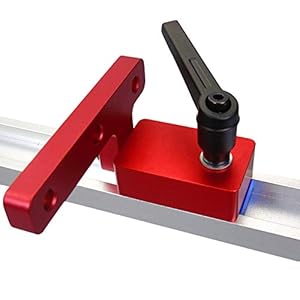 Führungsschiene Stop Für T-Nut T-Tracks, 30 Rutschen T-Schienen Holzbearbeitung Gehrung Spurstopper Rutschenstopper Für…