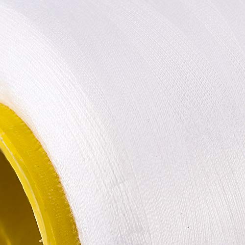 Hilos para máquina de coser serger blancos, pack 8 miniatura 3