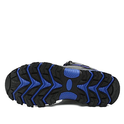 WOWEI Wanderstiefel Wanderschuhe wasserdichte Outdoor Sportlich Gleitsicher Bequem Leicht Bergstiefel Trekking Schuhe Damen Herren Wanderhalbschuhe, Grey-1, 43 EU