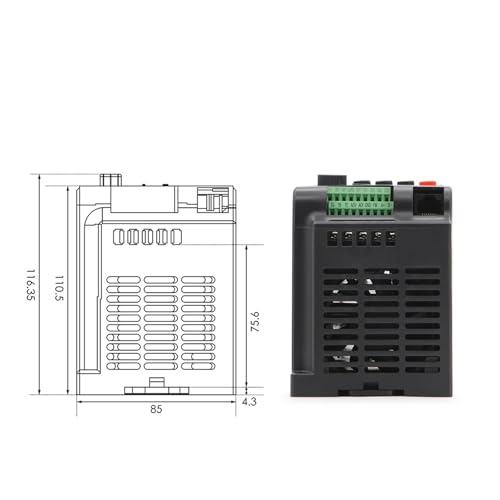 Variateur de fréquence 2.2kw 110V de haute précision vectorielle - 3