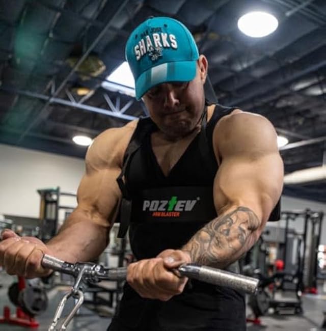 Arm Blaster for Biceps & Triceps Dumbbells Barbell Curls Isolator Workout Equipment Weight Lifting Support for Big Arms