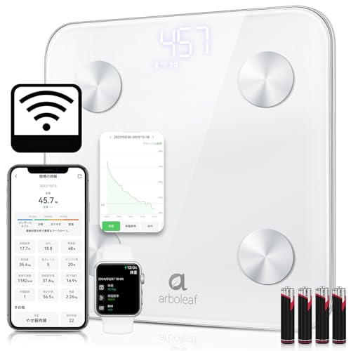 arboleaf スマート体重計 体脂肪計 71I-5Ap8m3S._AC_UF1000,