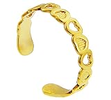 Heart Yellow Gold Toe Ring - Gold Purity:: 14K