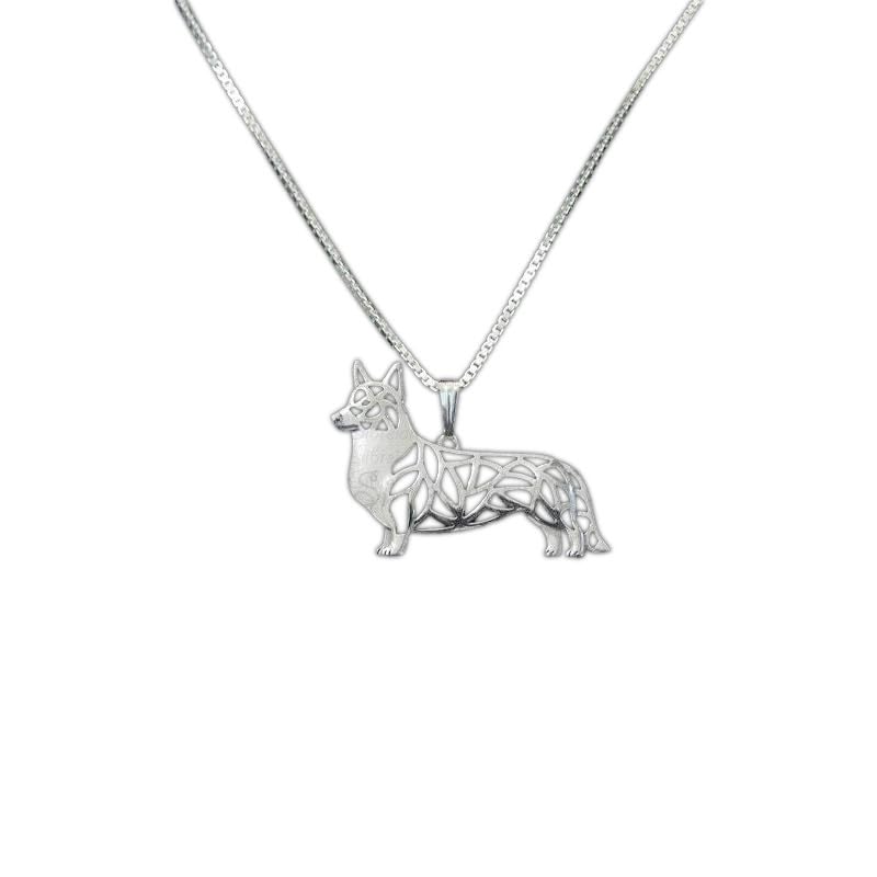 925 Sterling Silver Cardigan Welsh Corgi Pendant Necklace Gift For Dog Lovers Dog Necklace Pet Jewelry Dog Memorial Dog Keepsake Dog Loss Pet Rare Personalized Animal Jewelry Unique Gift