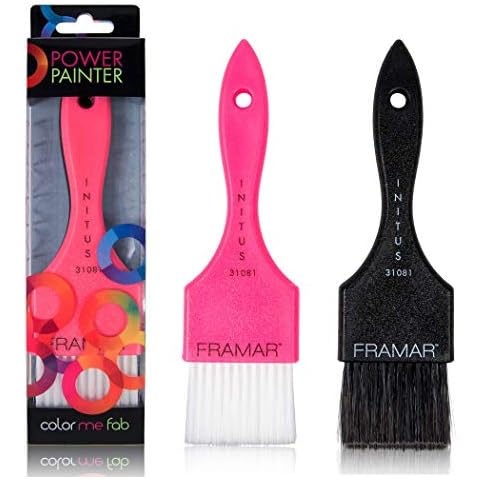 FRAMAR Power Painter Hair Colour Brush 2-Piece Set 794180910296 Cover