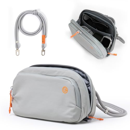 Image of ULANZI YY08 Sling Bag Compatible With DJI OSMO Pocket 3 /4 /4 Pro /Luna | Everyday Camera Shoulder Sling Bag Pov Vlog Photography Crossbody Portable Bag Small Camera Case w Detachable Strap, 2L