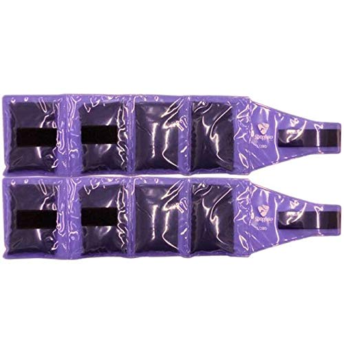 Tornozeleira Shopfisio - Caneleira Multifuncional Flexível - Par - 0,5Kg - LILÁS