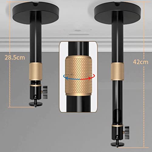 Support plafond projecteur robuste avec tête rotative orientable - 4