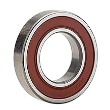 NTN Bearing R16LLB Single Row Deep Groove Radial Ball Bearing, Non-Contact, Normal Clearance, Steel Cage, 1" Bore ID, 2" OD, 1/2" Width, Double Sealed