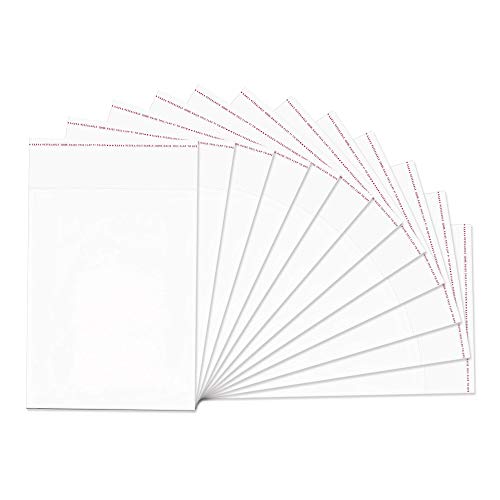 Lot de 1 000 sacs en cellophane refermables 10,2 x 12,7 cm transparents en plastique OPP pour bijoux, boucles d'oreilles, bonbons, bougies, savon, biscuits Cover