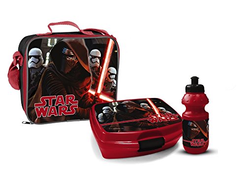 Star Licensing Set Déjeuner, Plastique, Polyester, PVC, Multicolore, 3 unités