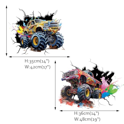Vinilos Decorativos Monster Truck Grande para Pared miniatura 4