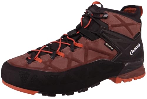 AKU Rock DFS Mid GTX - Stivali da Trekking, Uomo, Brown/Rust, 44