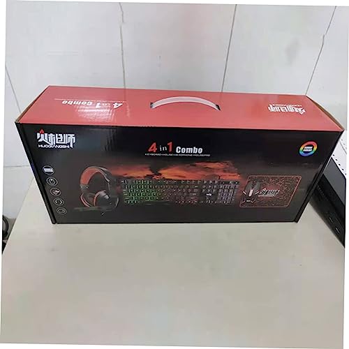 Pack clavier souris de jeu filaire rétroéclairé pour bureau et setup gaming PC