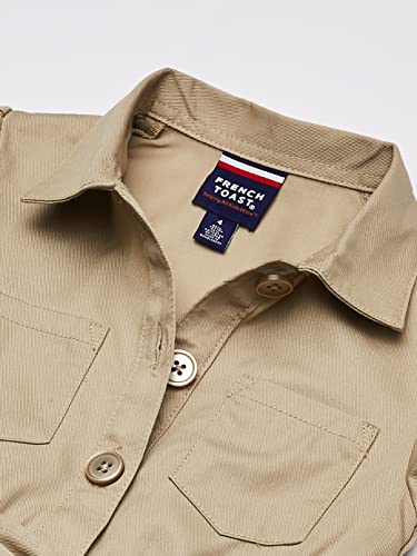 French Toast Girls' Twill Safari Shirtdress2