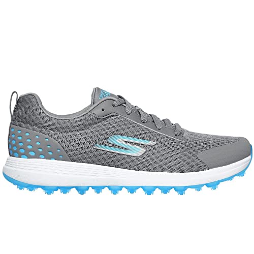 Skechers Women's Max Golf Shoe, Mesh Gray/Blue, 11 M Us #TOP2