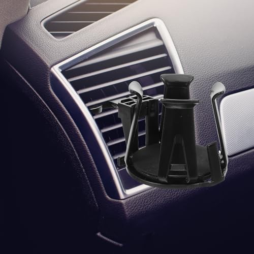 Portavasos para carro con clip ajustable color negro miniatura 2