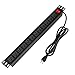 BTU Power Strip Surge Protector Rack-Mount PDU, 12 Right Angle Outlets Wide-Spaced, Metal Mountable Power Strip Heavy Duty for Server Racks, 15A/125V, 6FT Power Cord, Black
