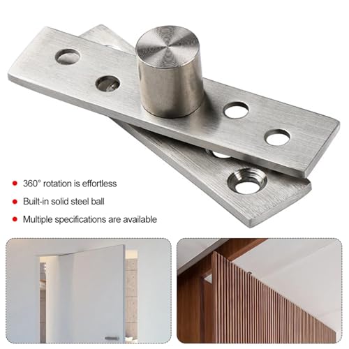 Charnière de porte rotative acier pivot caché arbre de localisation - 5