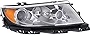 Garage-Pro Headlight Compatible with 2010-2012 Lincoln MKZ Passenger Side CAPA