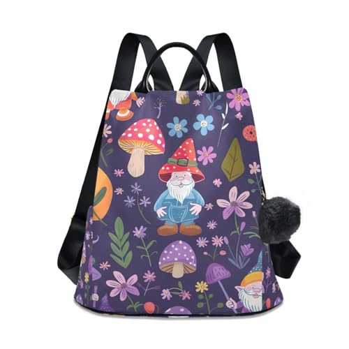 Mochila antirrobo para mujer evita hurtos con estilo morado