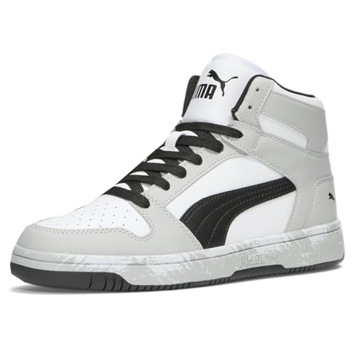 PUMA Mens Rebound Layup Scruff High Sneakers Shoes Casual - Grey2