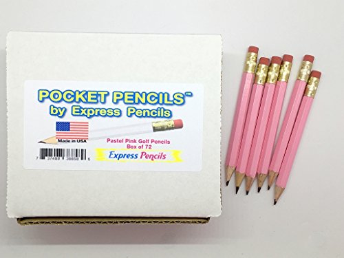 Lápices Grafito #2 Pastel Rosa con Goma, Caja x72 miniatura 6