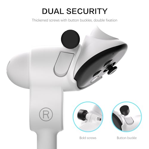 WOUMNTT Golf Club Attachment Compatible with Meta Quest 3/3S Controllers, Left & Right VR Golf Handle Accessory with Non-Slip Rubber Grip, Realistic Golf Simulator Experience for Q3S/Q3 VR Gaming - image 5