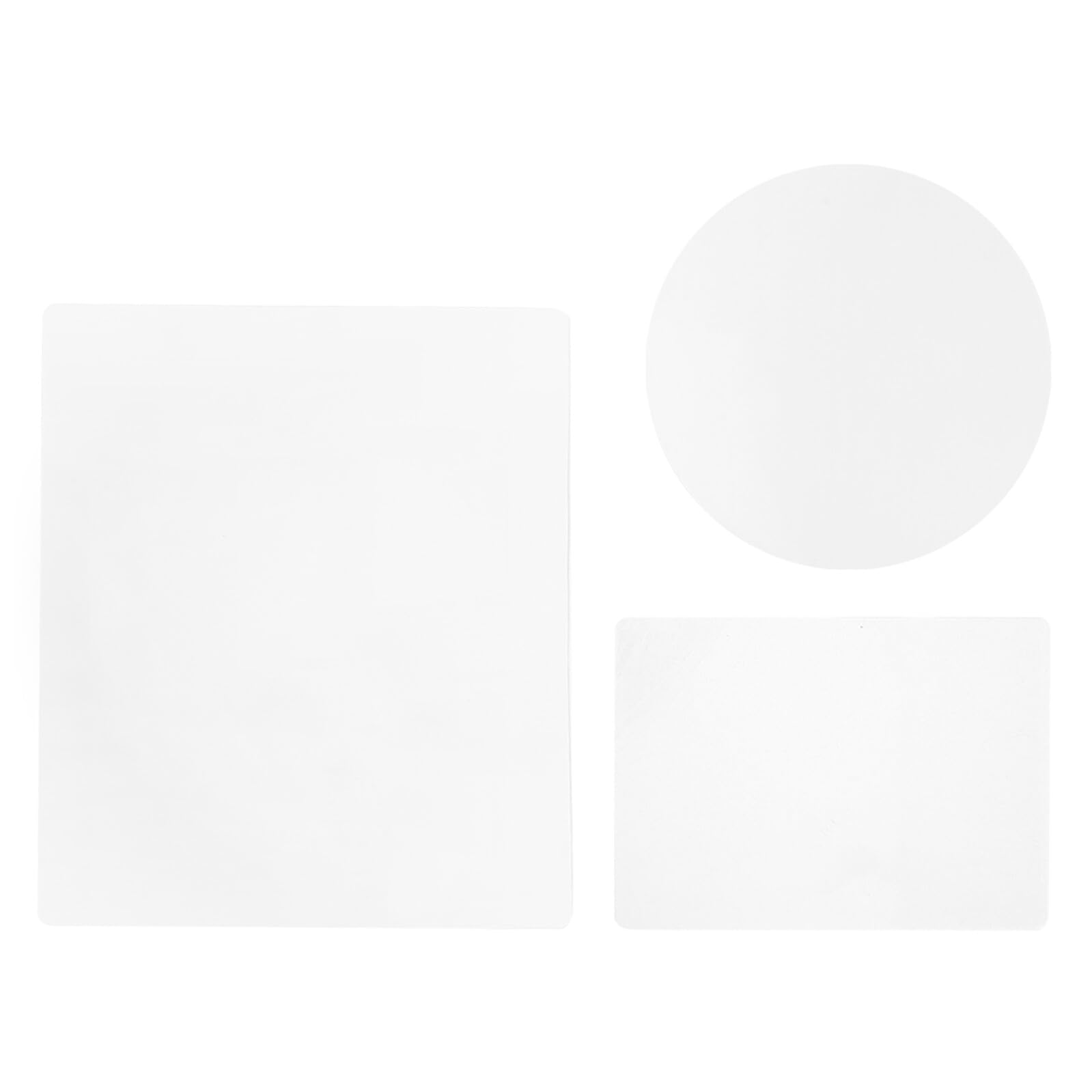 HEALSOPTHY 3piezas Placa de Gel Reutilizable Redonda para Pintura de Placa de Gel Manualidades Scrapbooking Diario