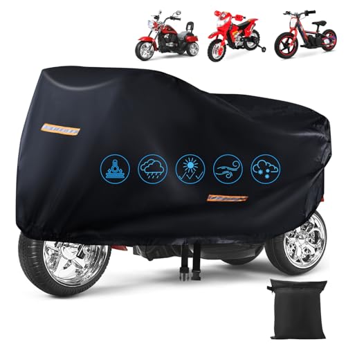 Cubierta para Juguetes para Coche, Resistente 420D Universae para niños, Funda Grande para vehículos eléctricos con Hebillas Resistentes al Viento y 4 Bandas Reflectantes, Resistente al Agua y