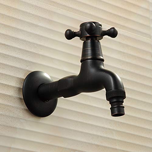 Faucet Lavadora de Grifo Antiguo de Bronce Negro Lavadora de Cobre Completo alargamiento Faucet
